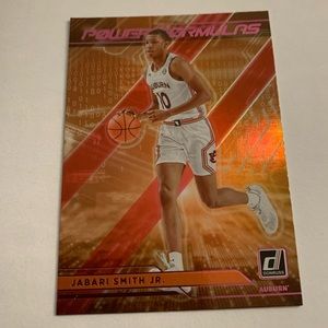 2022-23 Chronicles Draft Jabari Smith JR. Donruss Power Formulas Pink #PF-JSM RC
